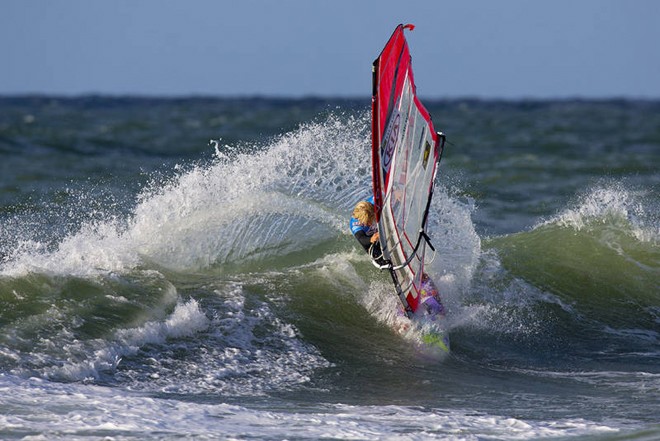 Denel slash - 2012 PWA Cold Hawaii World Cup ©  John Carter / PWA http://www.pwaworldtour.com